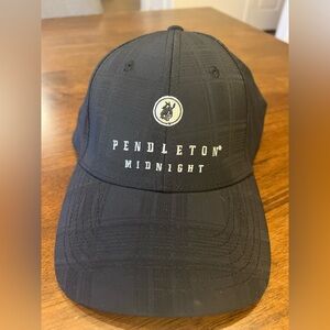 NWT Pendleton Midnight Whisky Strapback Hat – Black – One Size Adjustable
